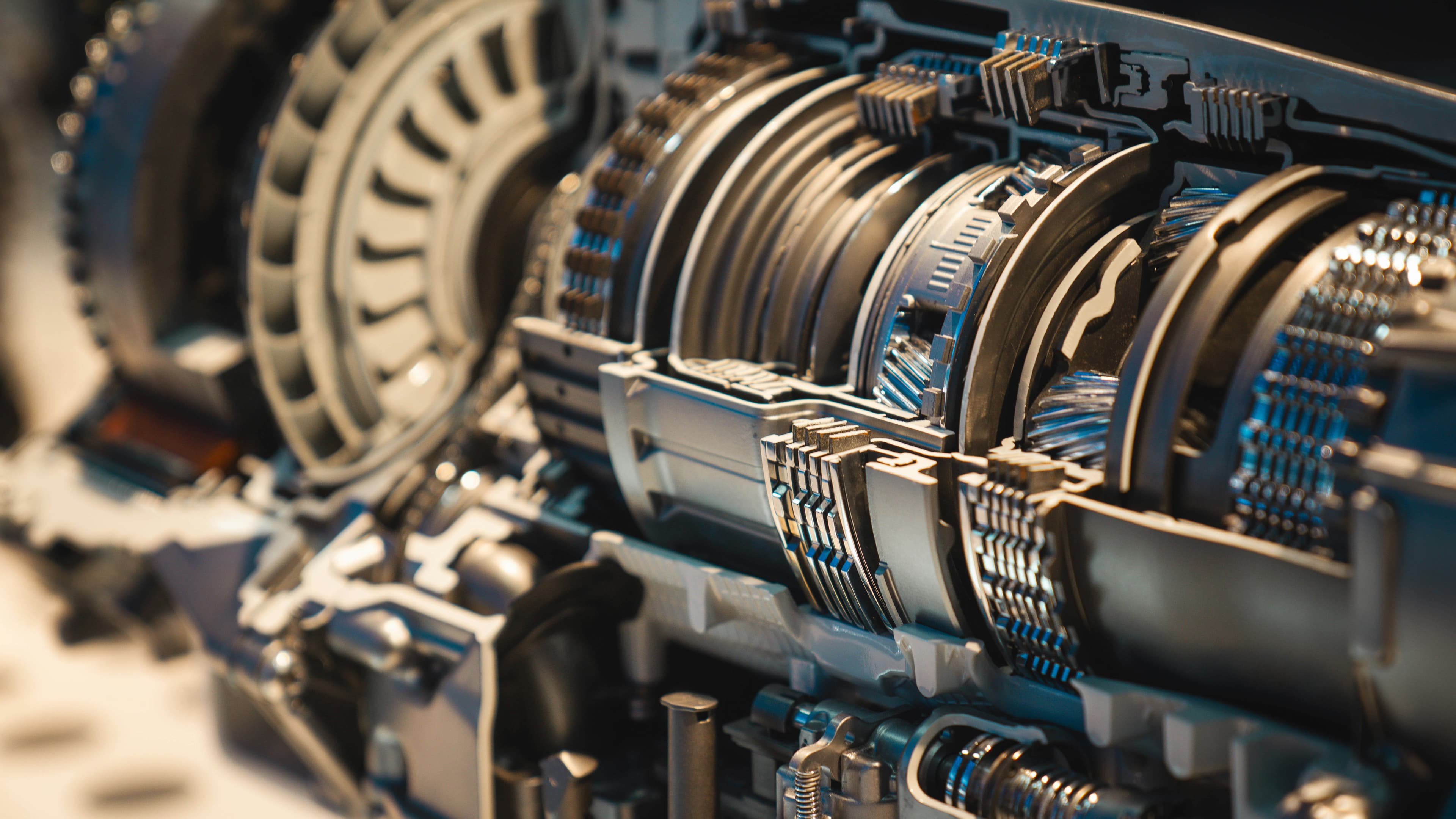 Transmission gearbox internals